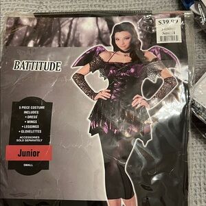 New Battitude Junior Costume with Wings